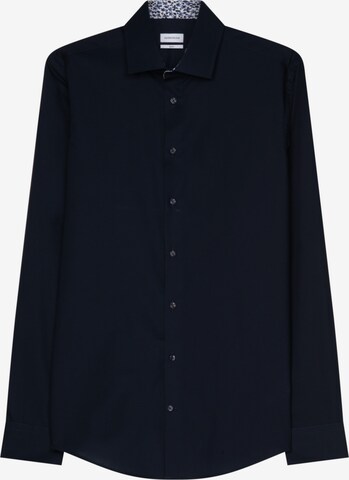 Coupe slim Chemise business SEIDENSTICKER en bleu : devant