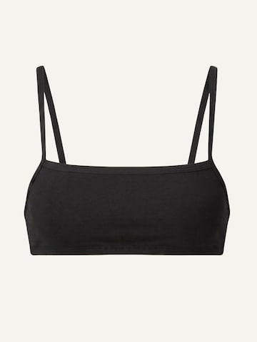 Bandeau Soutien-gorge de sport ZUBEK en noir : devant