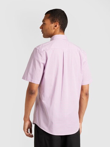 FYNCH-HATTON Regular Fit Hemd 'Classic Vichy' in Lila