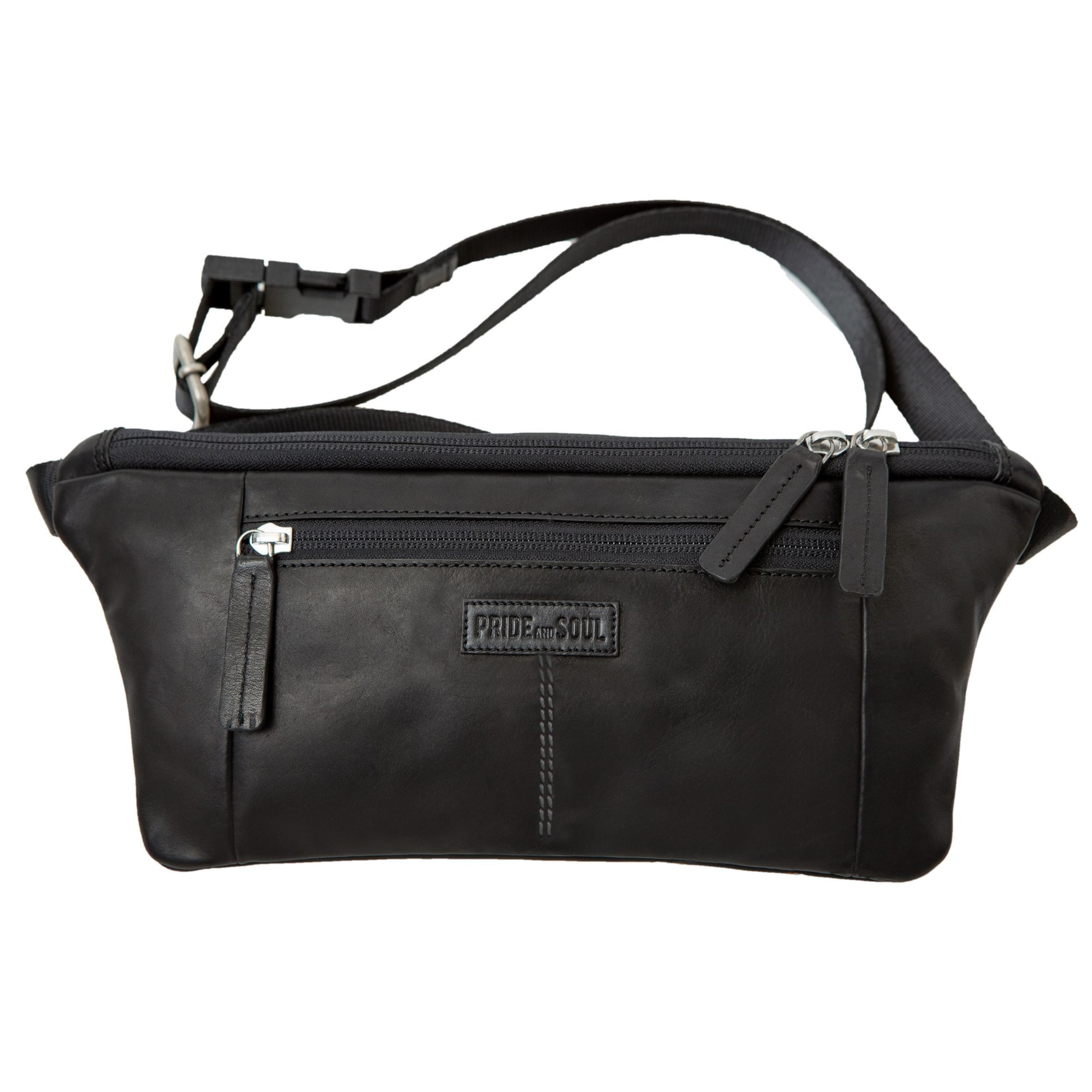 Pride and Soul Belt bag in Black: front