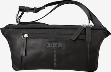 Pride and Soul Fanny Pack in Black: front