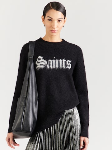 AllSaints Πουλόβερ σε μαύρο: μπροστά