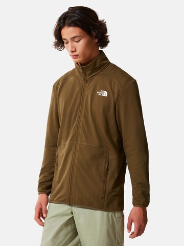 THE NORTH FACE - Casaco de velo funcional 'Quest' em verde: frente