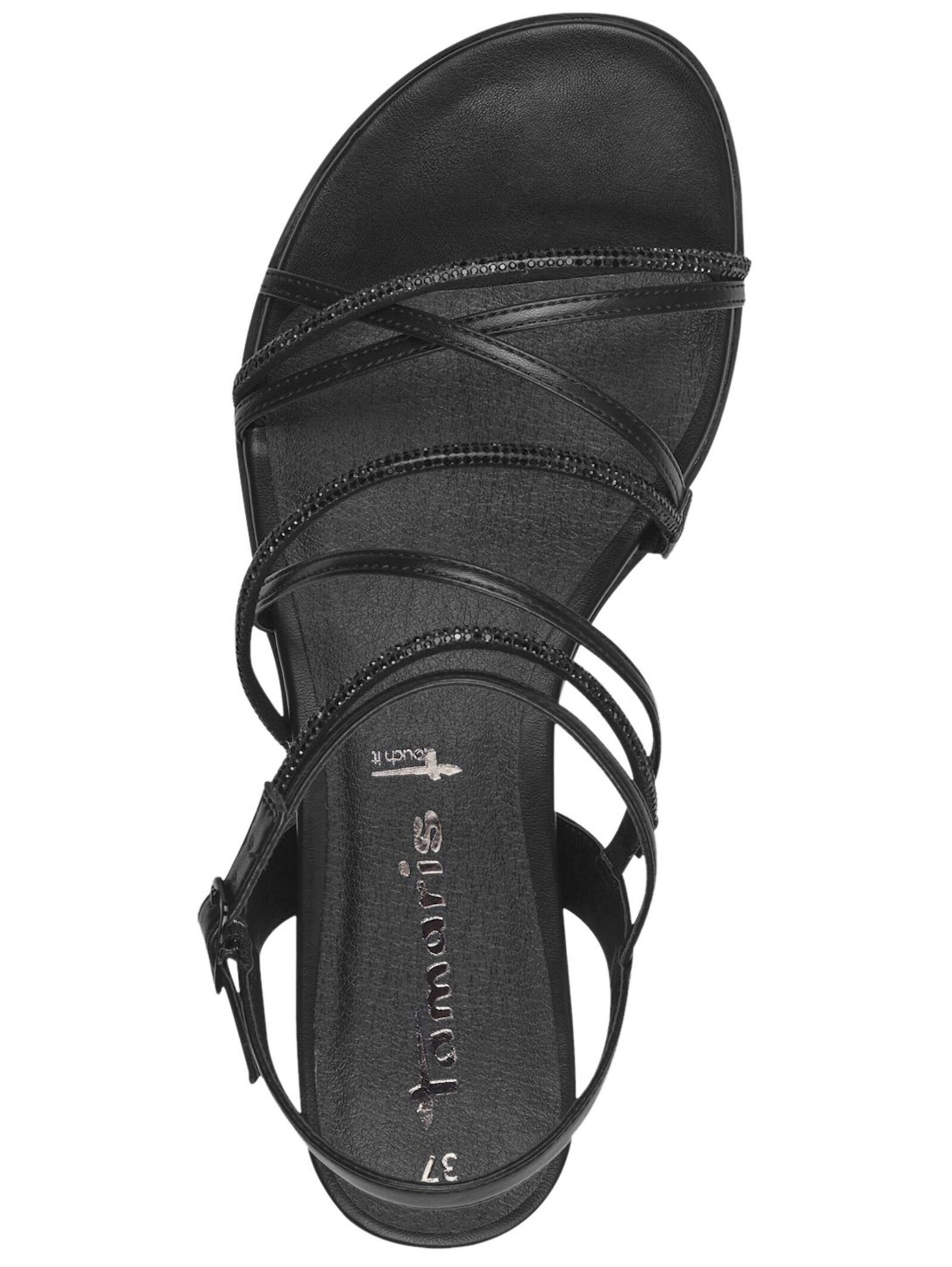 Tamaris Riemensandale in Schwarz
