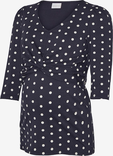 MAMALICIOUS Blouse in de kleur Navy / Wit, Productweergave