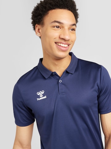 mėlyna Hummel Sportiniai marškinėliai 'Essential'