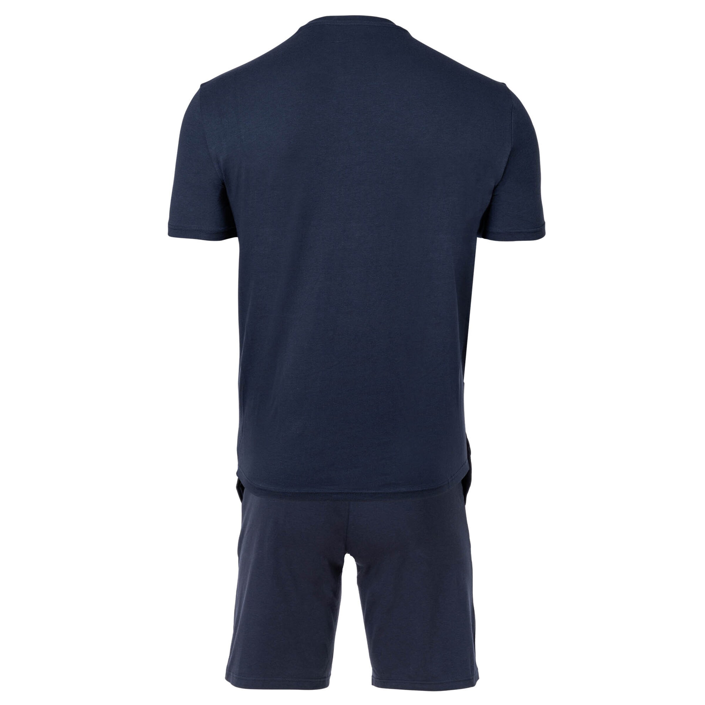 Emporio Armani Pyjama kort in Blauw