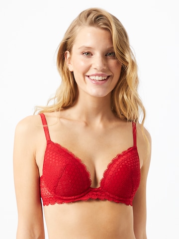 ETAM T-shirt Bra 'CHERIE' in Red: front