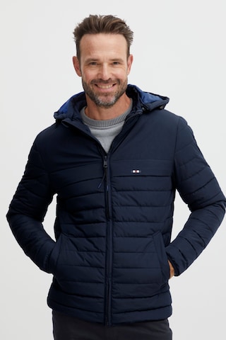 FQ1924 Winter Jacket 'Damian' in Blue: front