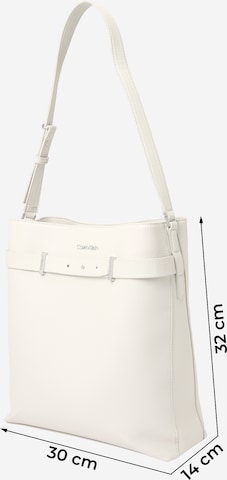 Calvin Klein Shoulder Bag in Beige