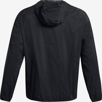 UNDER ARMOUR Athletic Jacket ' LAUNCH ' in Black: front