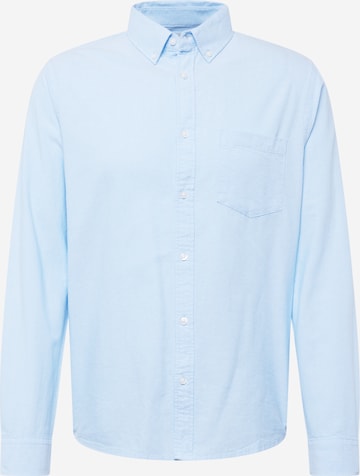 Cotton On Button Up Shirt 'MAYFAIR' in Blue: front