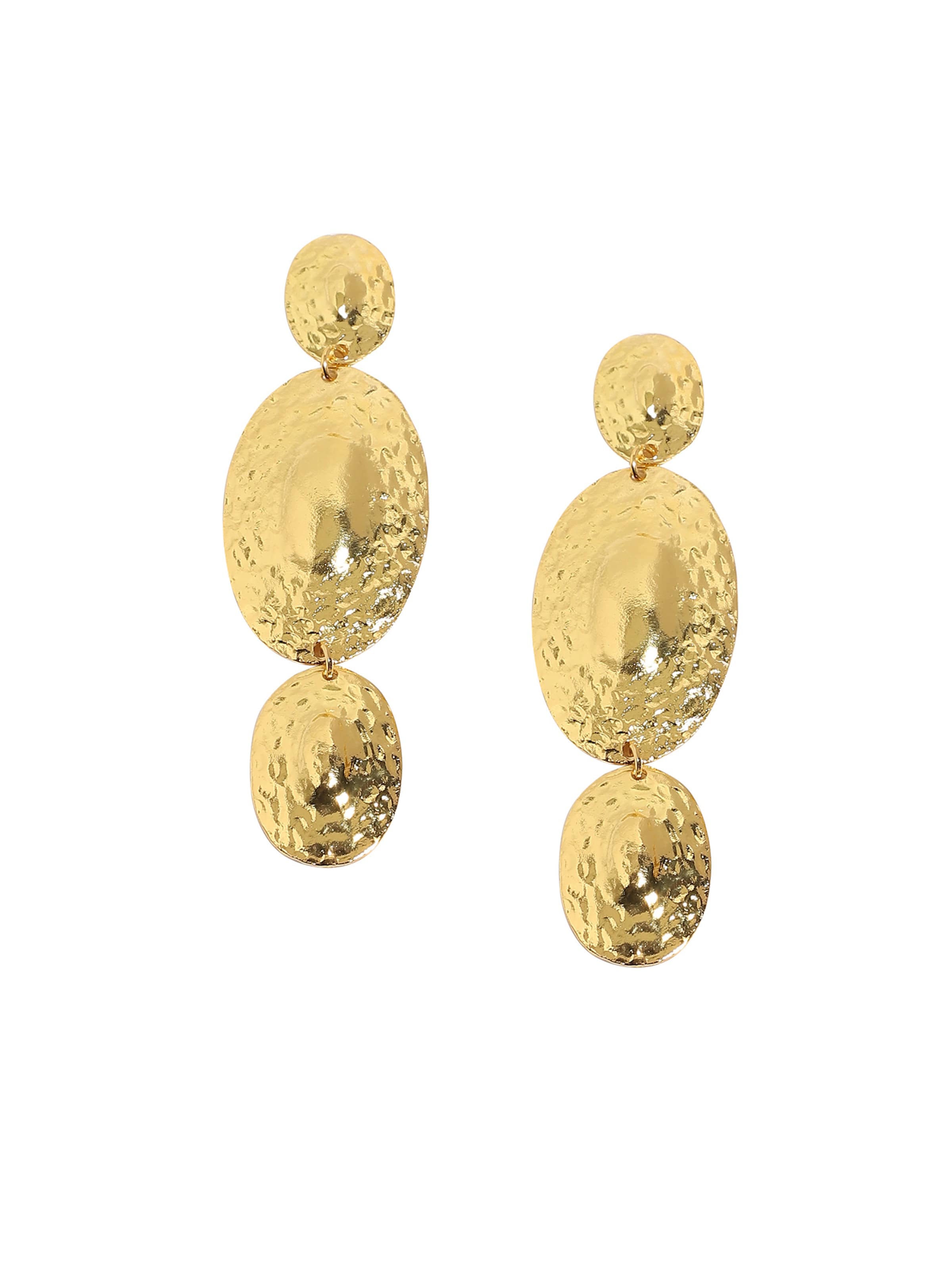 Boucles d'oreilles 'Easter' SOHI en or : devant