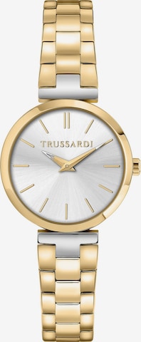 Trussardi Analoguhr in Gold: Vorderseite