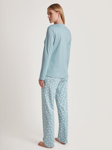 CALIDA Pyjama 'Midnight Stripes'‌‌ in Grau