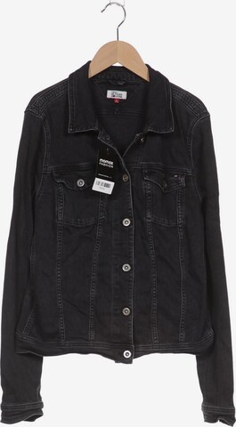 Tommy Jeans Jacke L in Schwarz: predná strana