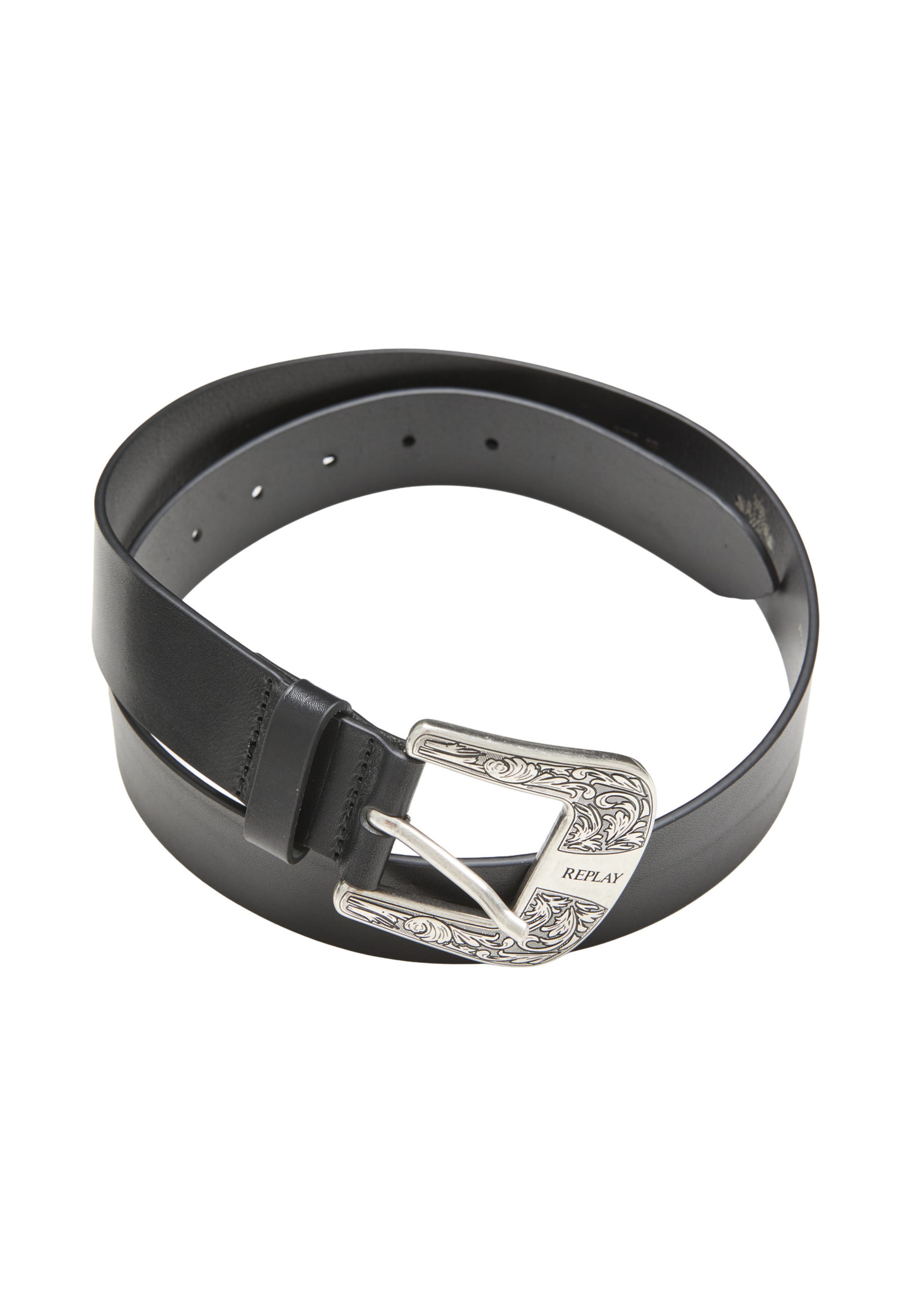 Ceinture REPLAY en noir : devant