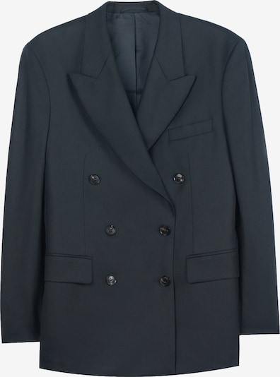 36-38/Wide dydžio Švarkas 'Double-Breasted Cashmere Suit Blazer' iš GOBI Cashmere, spalva – juoda, Prekių apžvalga
