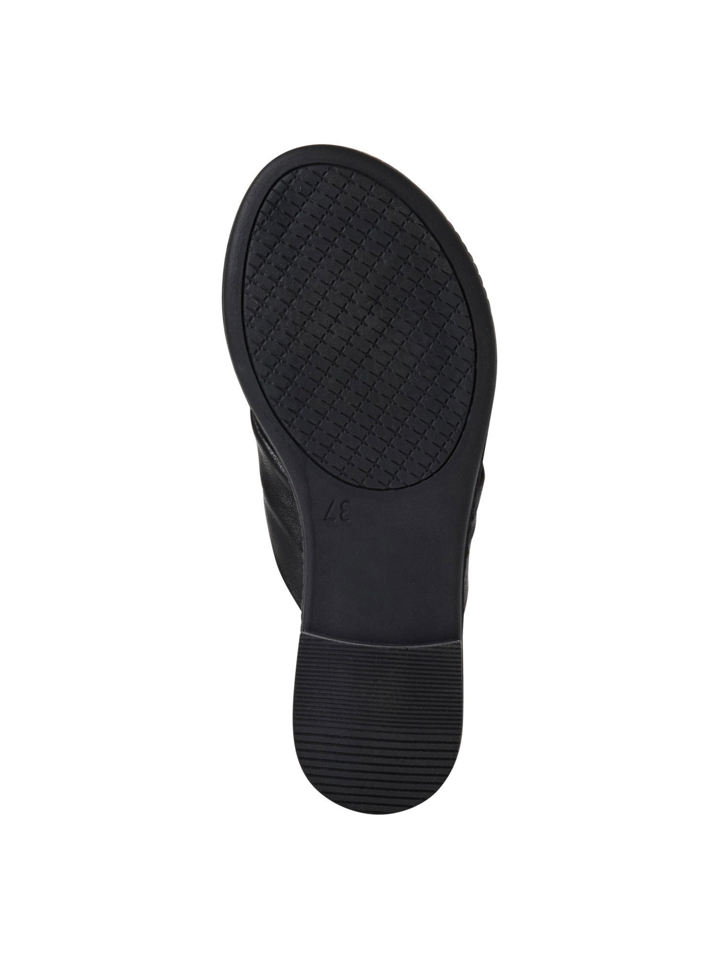 Tamaris Teenslipper 'Dianette' in Zwart