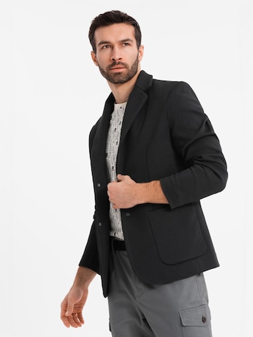 Ombre Slim fit Blazer in Black