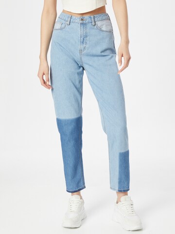 QS Regular Jeans in Blauw: voorkant