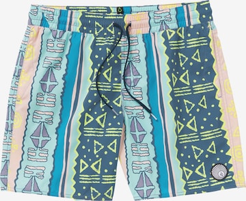 Volcom Boardshorts 'LIDO PRINT TRUNK 17 ' in Blauw: voorkant