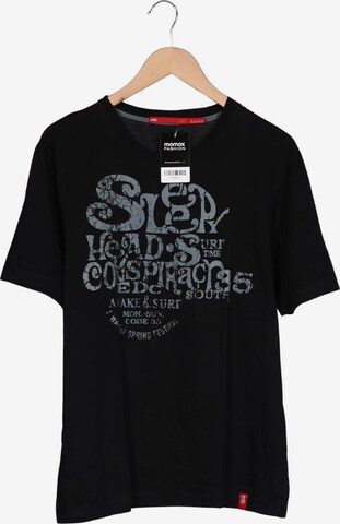 EDC BY ESPRIT T-Shirt XXL in Schwarz: Vorderseite