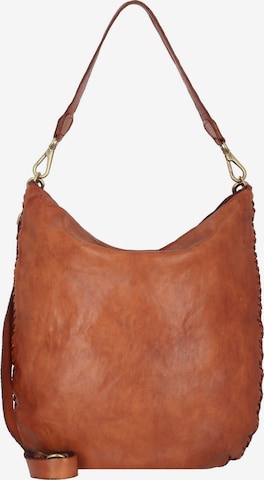 Campomaggi Shoulder Bag in Brown: front