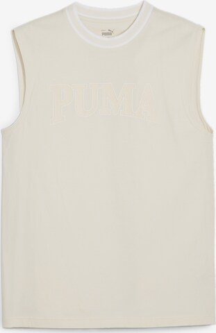 T-Shirt fonctionnel 'SQUAD' PUMA en blanc : devant