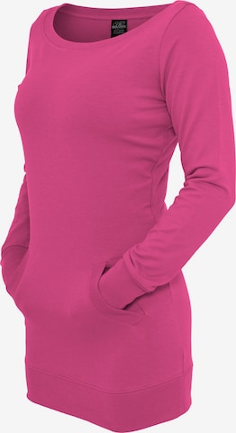 Urban Classics Sweatshirt in Pink: front