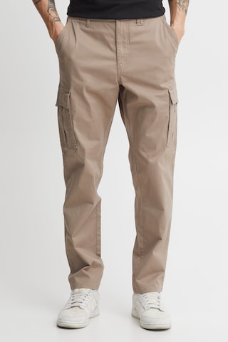 !Solid Regular Pants in Beige: front