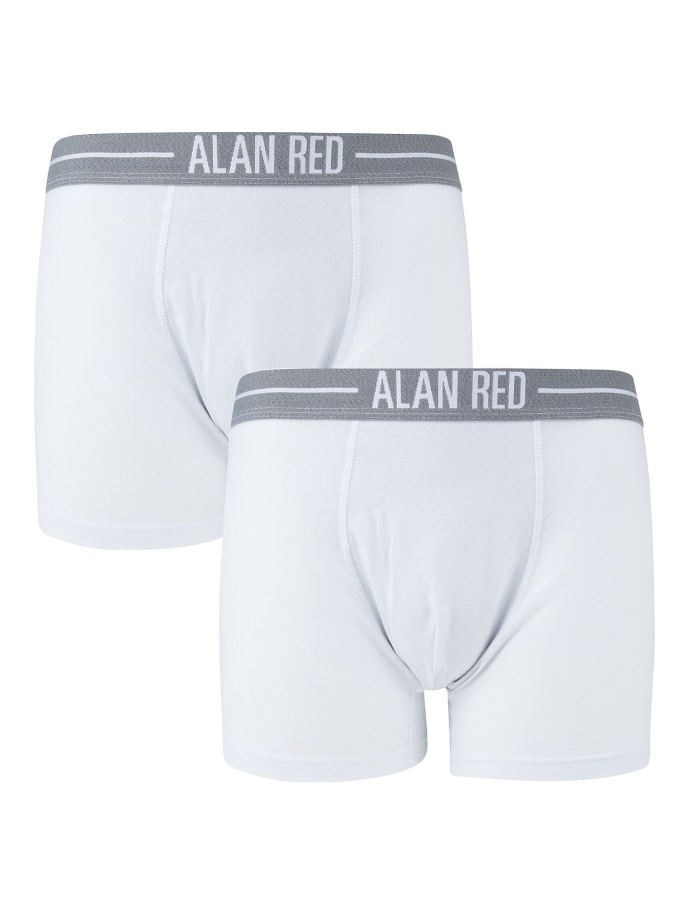 alan red Boxershorts in Wit: voorkant