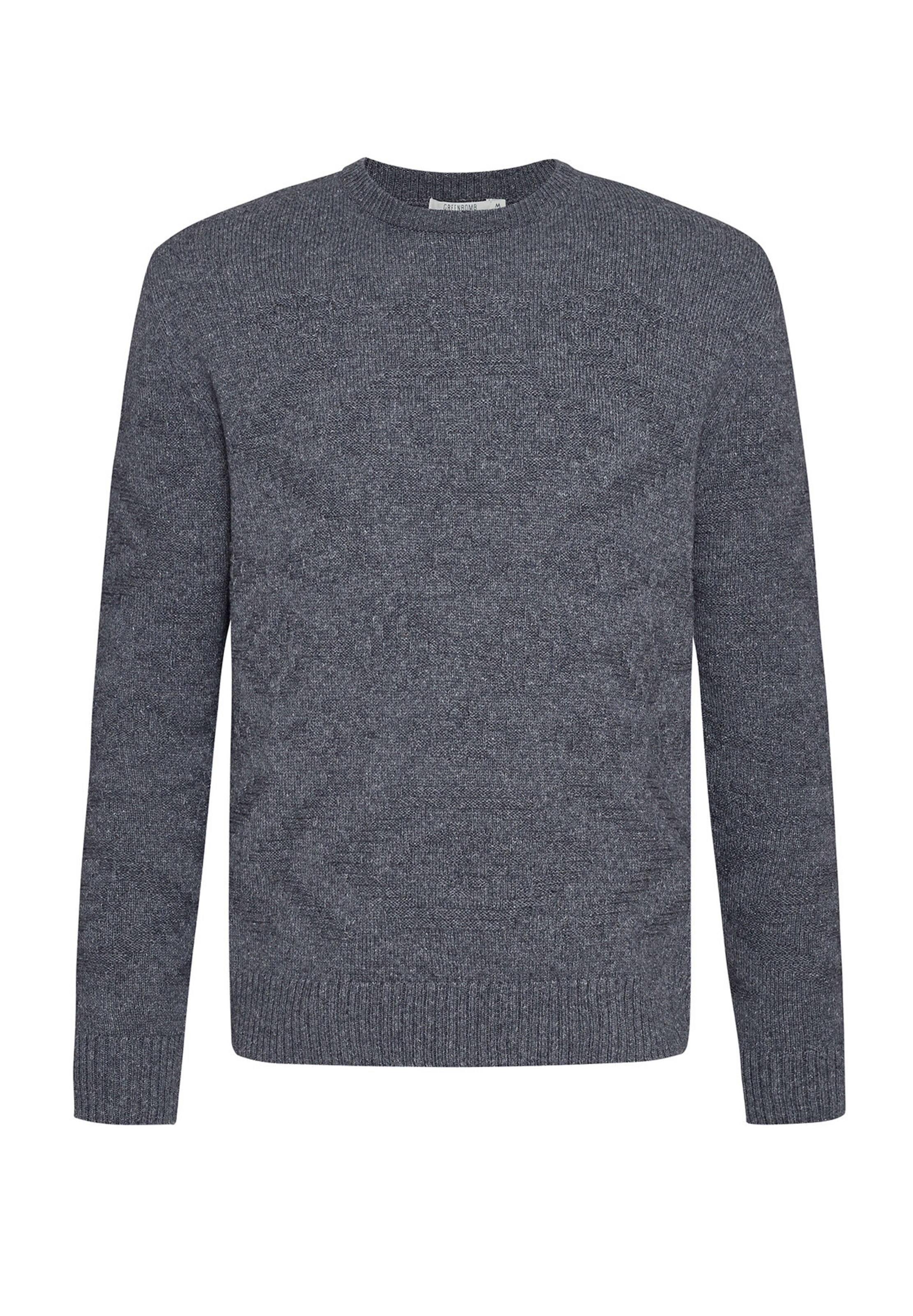 GREENBOMB Pullover in Grau: Vorderseite
