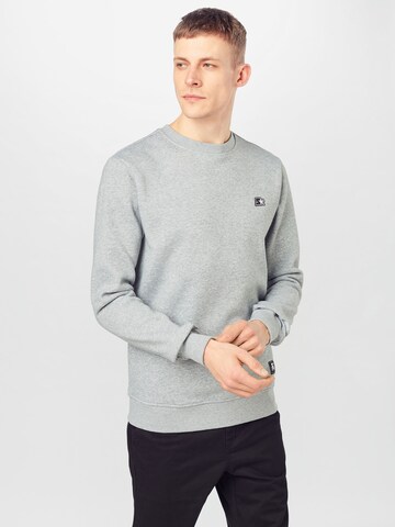 Starter Black Label Sweatshirt 'Essential' in Grijs: voorkant