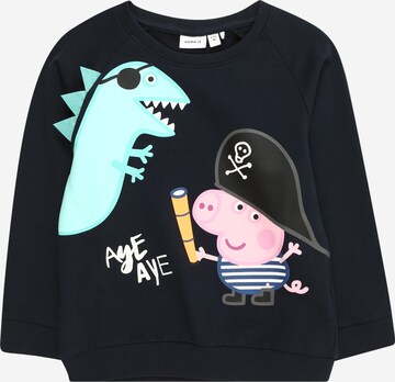 NAME IT Sweatshirt 'Madden Peppa Pig' in Blau: predná strana