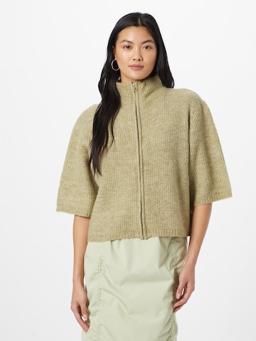 Cardigan 'MINNA' OBJECT en vert : devant