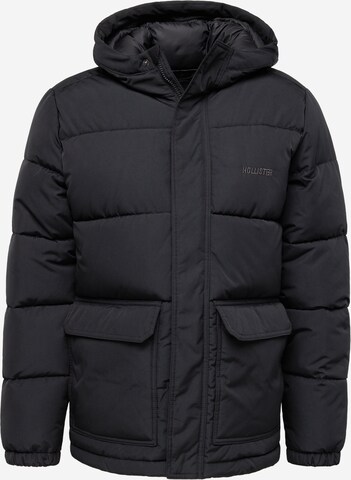 Veste d’hiver HOLLISTER en noir : devant