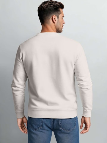 Neverless Sweatshirt 'Kompass' in Beige