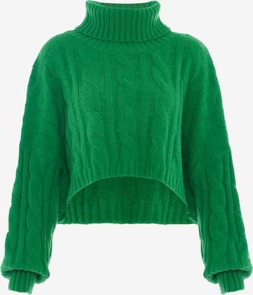 Pull-over MYMO en vert : devant