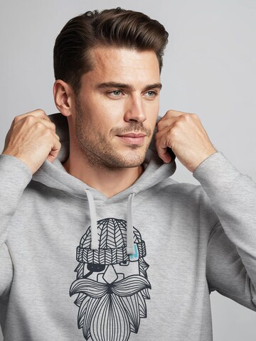 Neverless Sweatshirt 'Sailor Captain' in Grey