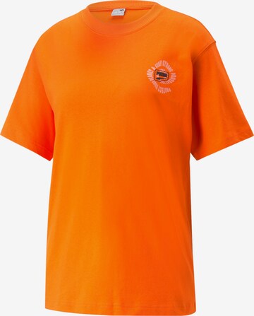 PUMA Shirt in Orange: front