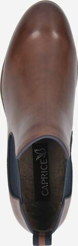 CAPRICE Chelsea Boots in Brown