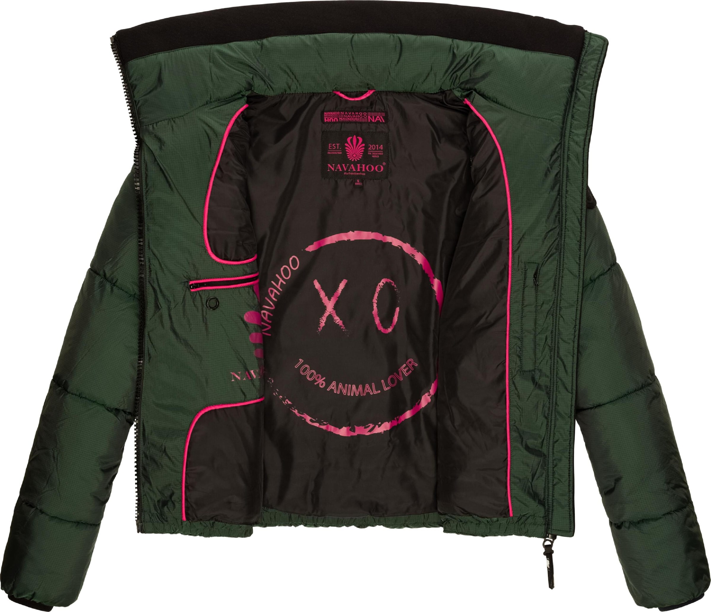 NAVAHOO Зимняя куртка 'Sternschnüppchen' в Зеленый