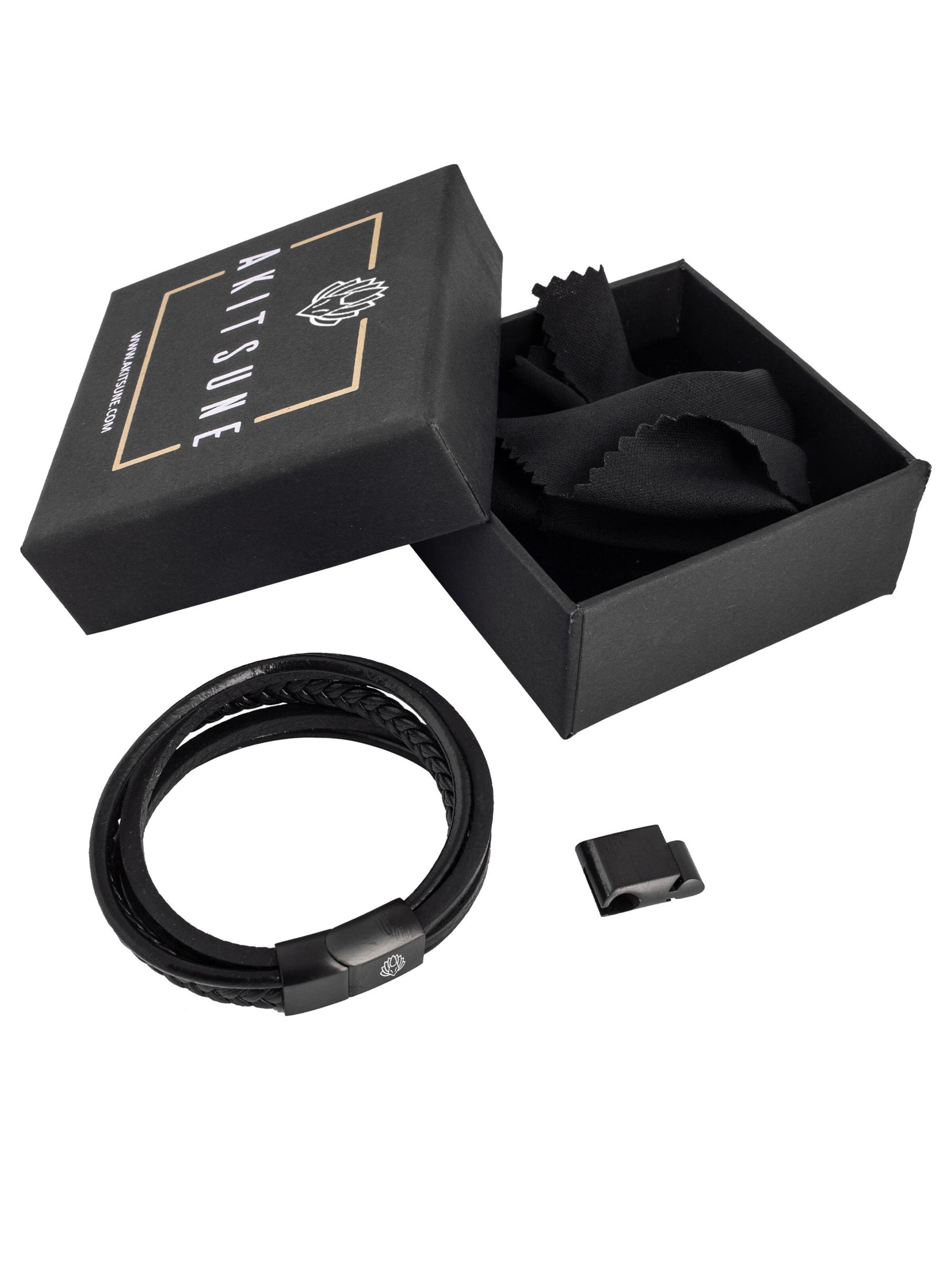 Akitsune Bracelet 'Pax' in Black