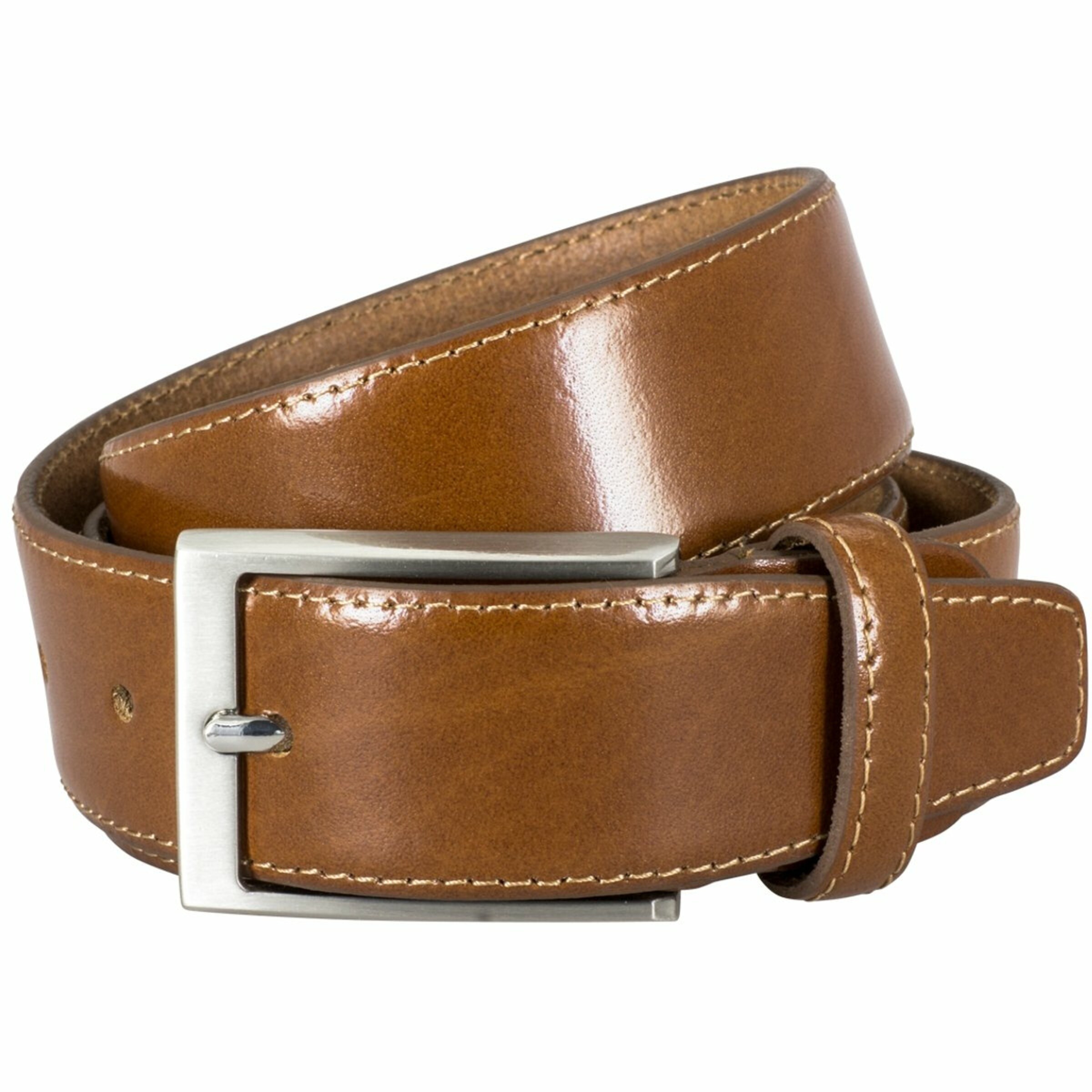 Lindenmann Gürtel in Braun: Vorderseite