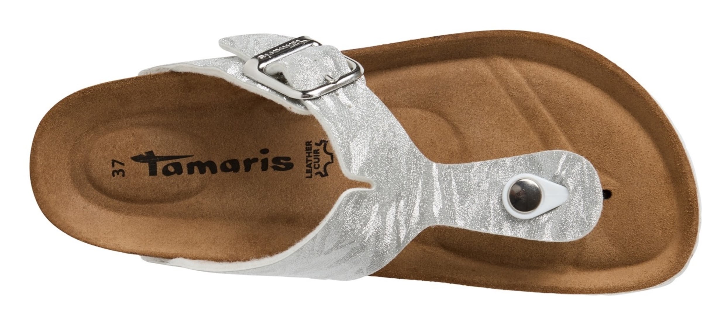 Tongs Tamaris en argent