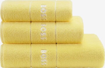 BOSS Washcloth 'PLAIN' in Yellow