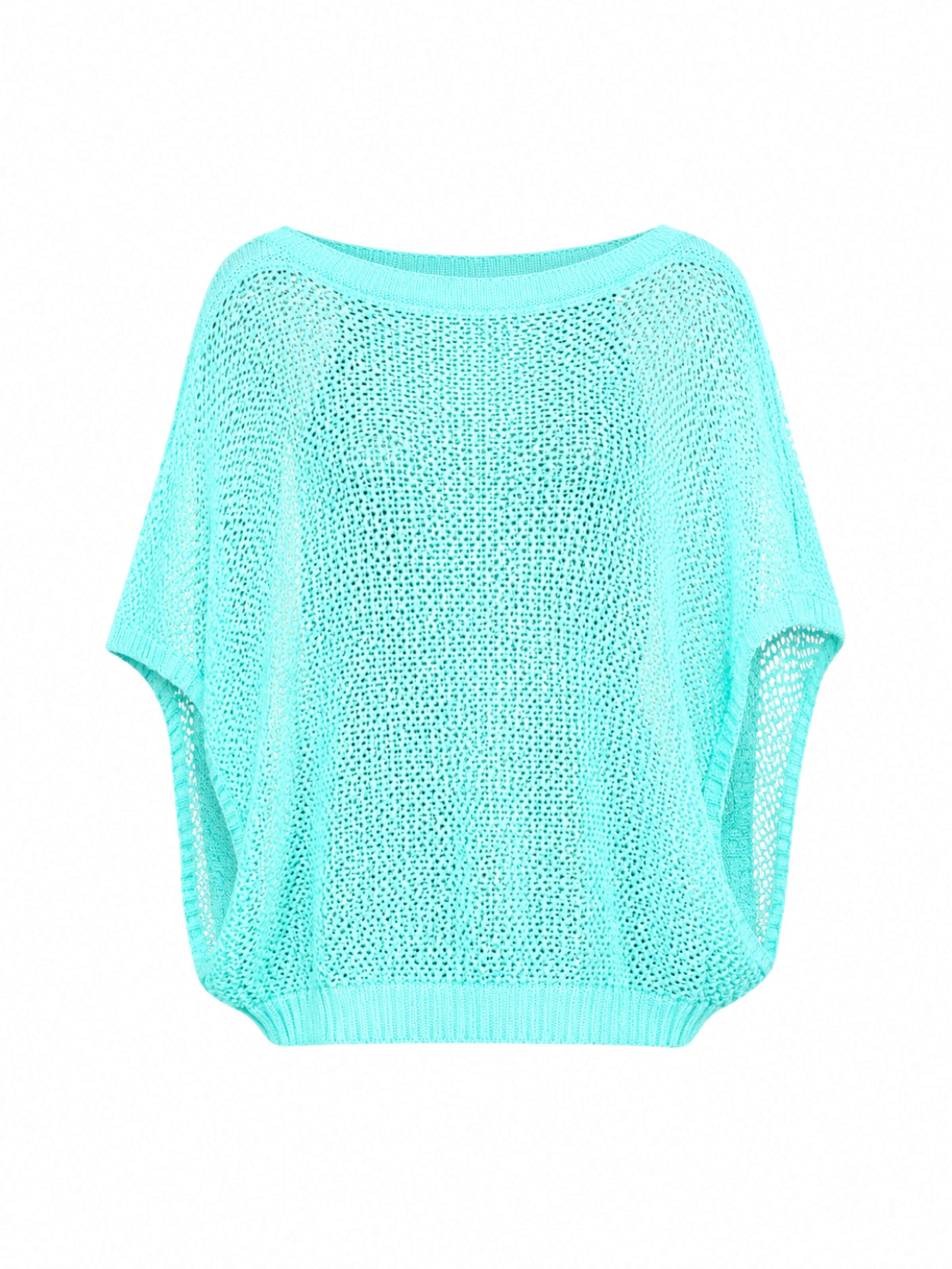 Süel knitwear Sweater 'Birthday' in Blue: front