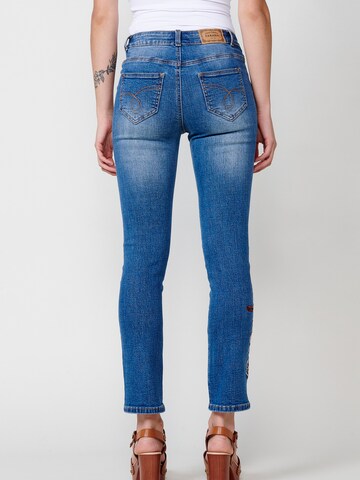 KOROSHI - Slimfit Vaquero en azul