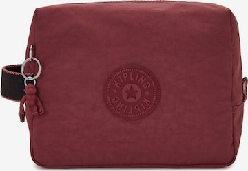 KIPLING - Mala de higiene 'Parac' em vermelho: frente